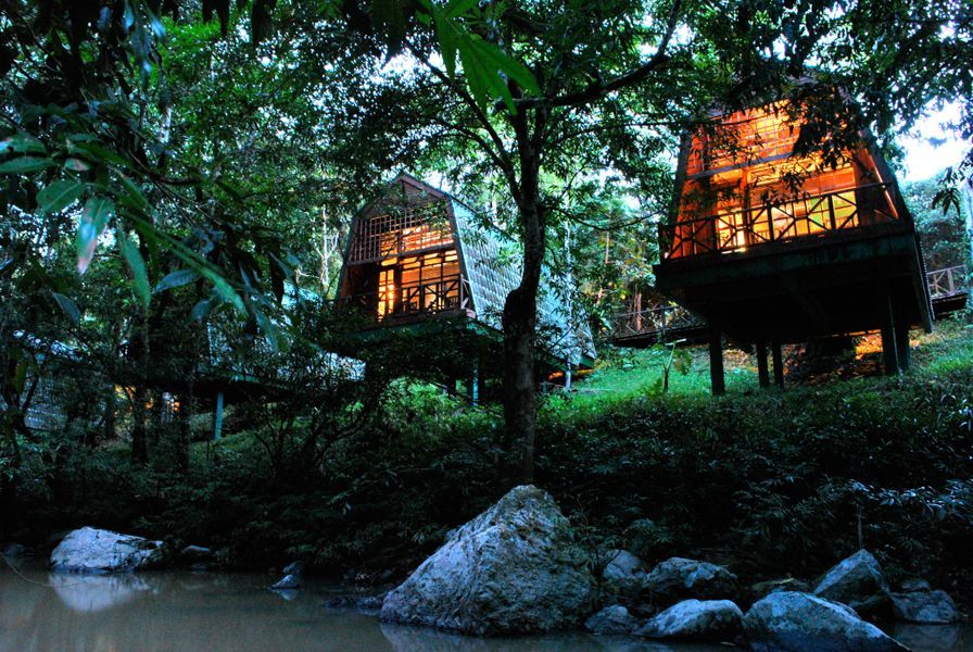 Tabin River Lodge Night